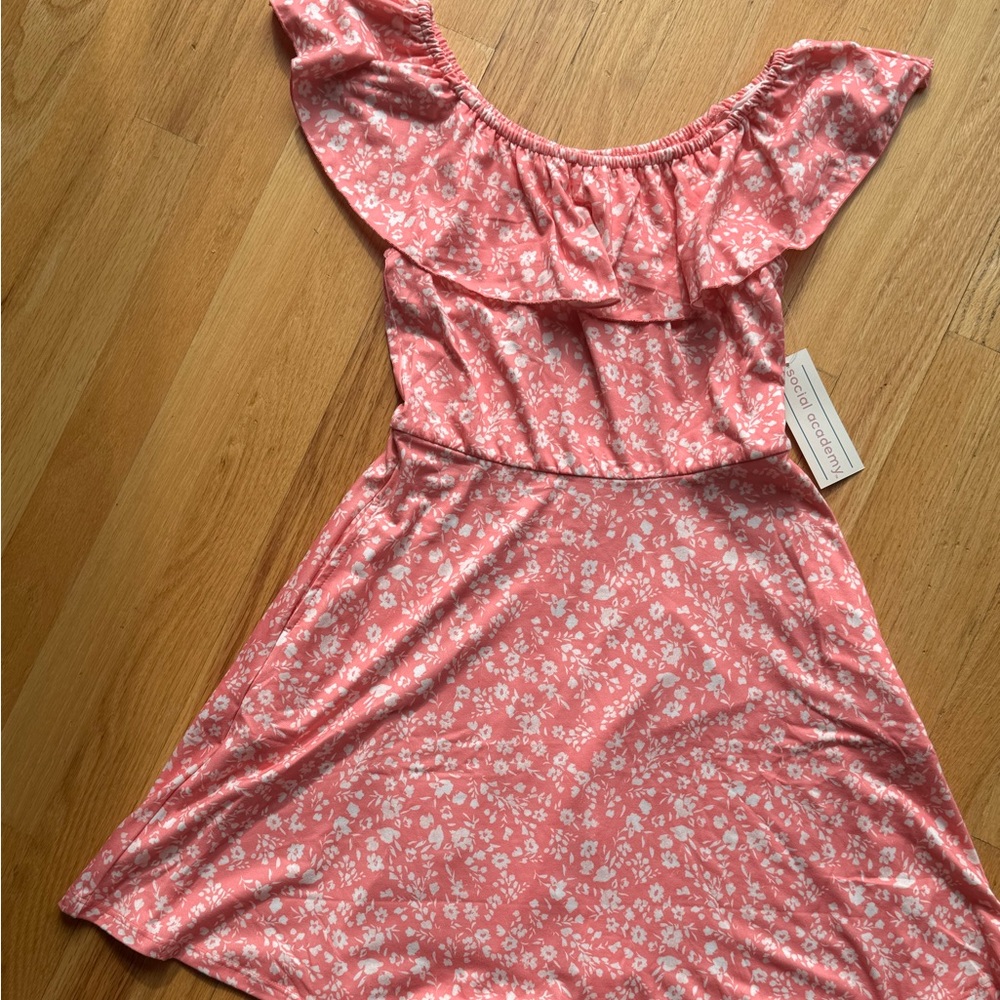NWT! Pink Floral Kids Dress